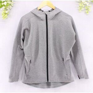 Athleta Women's Modern Life Full Zip Hoodie Grey Sweatshirt Sz XS